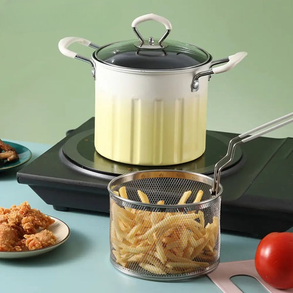 3Ltr Deep Frying Pot With Strain