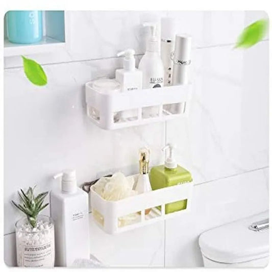 Self-adhesive Creative Kitchen Storage Wall-mounted Shelves.