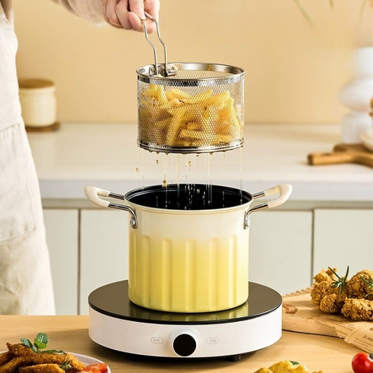 3Ltr Deep Frying Pot With Strain